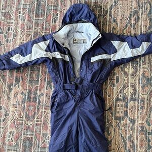 Columbia Vertex Navy and Light Gray Snowsuit